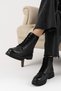 Thermal Fur Inside, Non-Slip Sole, Black Women's Boots Sofia