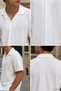 Men's Apache Collar Short Sleeve Shirt - 3