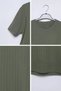 Men's Crew Neck Patterned Knitwear T-Shirt - 3