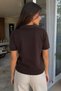 Gülseli Women's Polo Collar Floral Embroidered Knitwear Blouse - 4