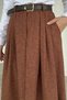 Belted Pocketed Hijab Skirt - 3