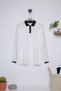 Men's Polo Collar Half Buttoned Color-Blocked Knit Sweater - 3