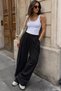 Gülseli Women's Elastic Waist Palazzo Sweatpants - 6
