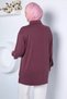 Polo Collar Elegant Hijab Sweat Tunic - 4