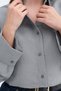 Long Sleeve Buttoned Modal Shirt G8420 - 3