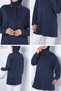 Polo Collar Elegant Hijab Sweat Tunic - 3