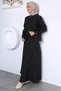 Front Snap Jacket Skirt Hijab Double Set - 5