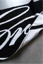 Black Script Men's Scarf - 3