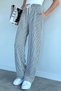 Women's Waterway Patterned Elastic Waist Trousers - 2