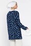 Leopard Patterned Bearded Hijab Knitwear Cardigan - 5