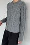 Gülseli Women's Gold Button Detailed Knitwear Cardigan - 3