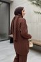 Hair Braided Scarf Tunic Trousers Hijab Knitwear Three-Piece Set - 7