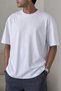 Men's Crew Neck Embossed Printed T-Shirt - 5