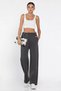 Women's lace-up three-thread raised wide leg palazzo bottom tracksuit - 3