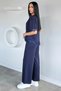 Gülseli Women's Elastic Waist Pants Lace Detailed T-Shirt Double Set - 5