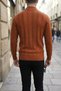 Men's Turtleneck Patterned Knitwear Sweater - 3