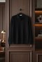 Polo Neck Patterned Men's Knitwear Sweater - 4
