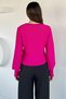 Gülseli Square Collar Knitted Patterned Women's Sweater - 5