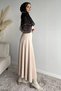 Kiloş Scuba Hijab Skirt with Waist Tie Detail - 5