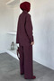 Detailed Hijab Tunic and Pants Double Set - 3