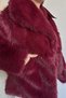Inner Lined Double Pocket Fur Hijab Coat - 7