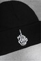 Gothic Skeleton Patterned Beret - Ft2501Sy - 2
