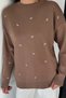Women's Ribbon Embroidered Knitwear Sweater (Available in M-L-Xl) - 3