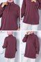 Polo Collar Elegant Hijab Sweat Tunic - 3
