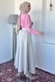 Kiloş Scuba Hijab Skirt with Waist Tie Detail - 4