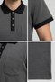 Polo Collar T-Shirt with Front Button Pockets - 4