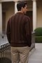 Men's Turtleneck Patterned Knitwear Sweater - 3