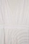 Women's Double Breasted Collar Embossed Patterned Dress - 6