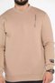 Three Threaded Ribbed Crew Neck Men's Sweatshirt - 4