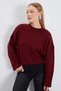 Basic Crew Neck Oversize Knitwear Sweater - 6