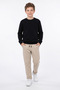 Double Legged Boys' Trousers with Tie Waist - 2