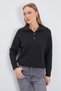 Half Button Polo Neck Knitwear Sweater - 5
