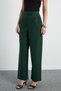 Stoned Waist Velcro Palazzo Trousers - 6