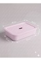 Medium Size 9 Liters 40X30X10 cm Polypropylene Plastic Organizer with Lilac Lid - Toy Box and Storage Basket - 8