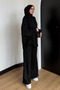 Women's 3 Thread Non-Threaded Hooded Side Gathered Basic Set 3915 - 8
