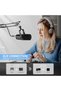 ميكروفون ديناميكي، ميكروفون USB/XLR لتسجيل البودكاست والبث الصوتي على الكمبيوتر، مناسب للتعليق الصوتي والبث المباشر - 3