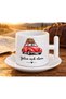 May the Road Be Open Written Red Vosvos Figured Coffee Cup