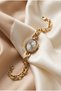 Tifany Women's Steel Watch Gold Color Premium Luxury Band |   Vintage Old Money Classic Elegant Stylish Design Women's Wristwatch |   Limited Edition 2027 - 6