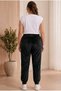 Soft Textured Velvet Trousers Plus Size - 2