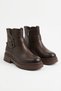 Ormen cutout mouth side buckle women's daily boots brown skin - 4