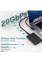 كابل تمديد USB C 3.2 منحني بطول 5 متر (16.5 قدم) للشحن ونقل البيانات بقدرة 240 واط |   نقل بيانات عالي السرعة بسرعة 20 جيجابت في الثانية من الجيل الثاني - 2