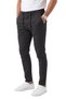 Men's Slim Fit Lycra Black Jogger Pants – Elastic Waist Drawstring Flexible Sports Pants 2700523 - 3