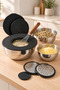 9 Pieces Mixing and Storage Bowl with Grater (16-20-24 cm)