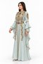 Women's Long Caftan with Embellishment Detailing - 3