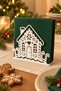 New Year's Themed Set of 3 Decorative Napkin Holders, with Pine Tree, Star and House Figures, 3D Printing - 4