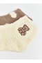 Esvab • Modern & Distinctive Cute Teddy Bear Embroidered Women's Home Socks, Pack of 2 - 5